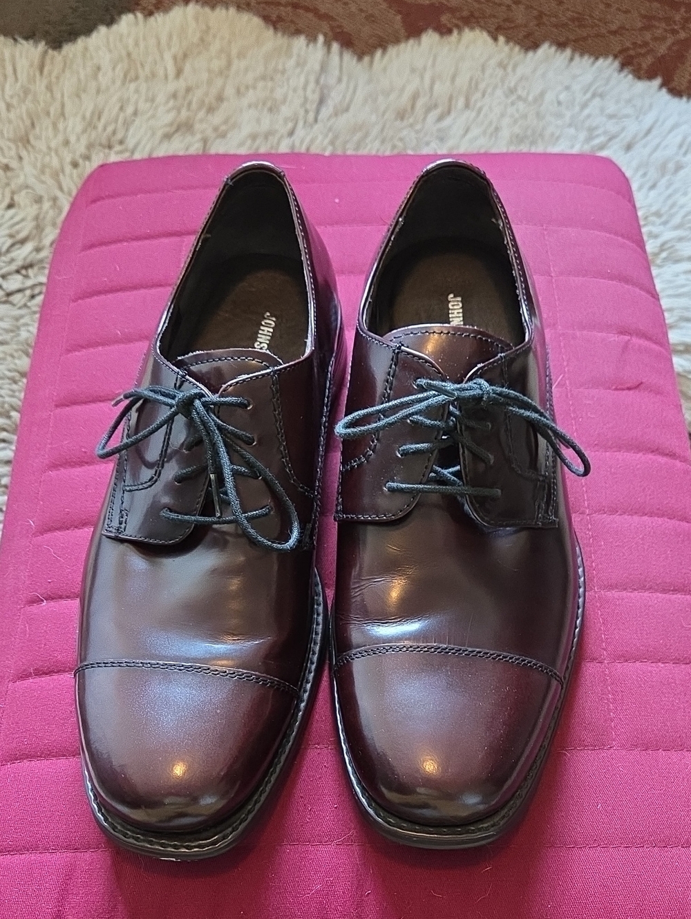Johnston & Murphy Leather Oxford Shoes